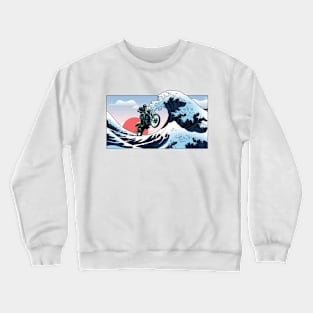 Kanagawa Series Masked Rider Black Crewneck Sweatshirt